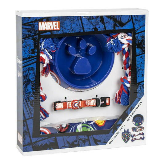 The Avengers Dog Gift Set 5 Pieces Blue